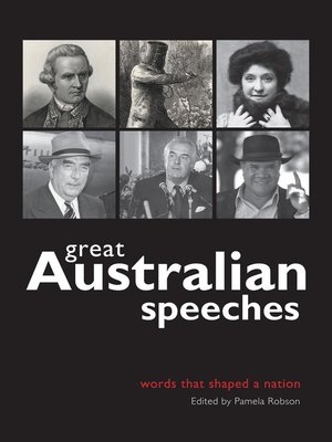 cover image of Great Australian Speeches